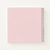 Carnet Conception de code QR minimal rose blush Scannez-m (Dos)