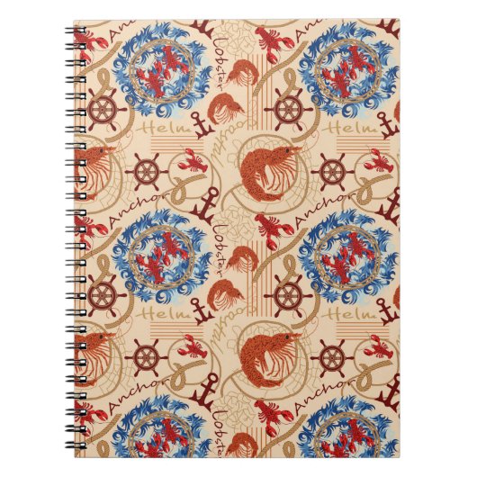 Carnet Conception de coeur Crustacé (Devant)