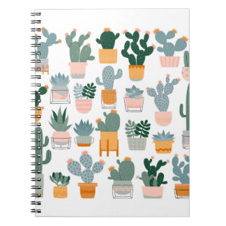 Carnet Conception de collection de cactus en pots