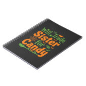 Carnet Conception de commerce de bonbons de sœur d'Hallow (Côté gauche)