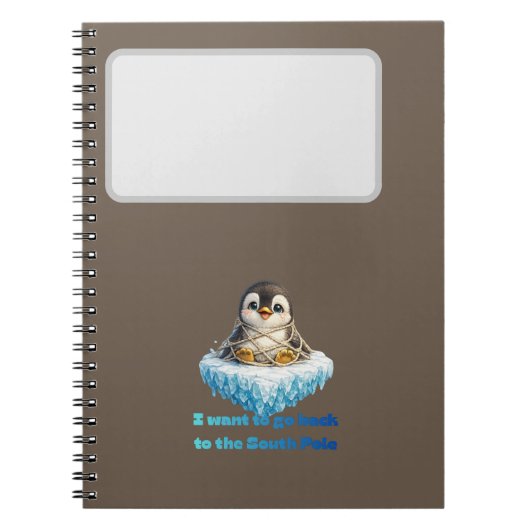 Carnet Conception de conservation du changement climatiqu (Devant)