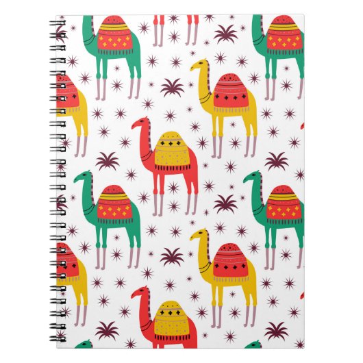 Carnet Conception de couleur à plat motif Camel (Devant)