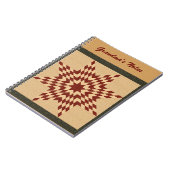 Carnet Conception de courtepointe étoile solitaire bordea (Côté gauche)