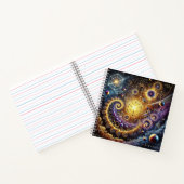 Carnet Conception de cubes, spirales et équations lumineu (Intérieur)