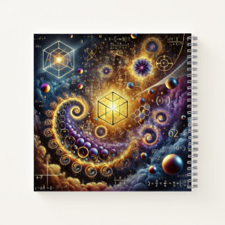 Carnet Conception de cubes, spirales et équations lumineu