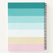 Carnet Conception de dégradé pastel de bonnes vibrations (Dos)