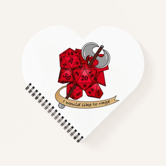 Carnet Conception de dés barbares (Devant)