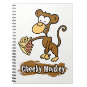 Carnet Conception de dessin de singe Cheeky (Devant)