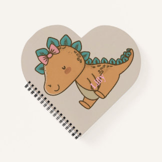 Carnet Conception de Dino mignon pour les enfants 