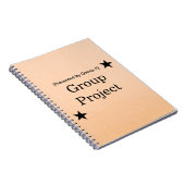 Carnet Conception de dossier de projet de groupe personna (Côté Droit)