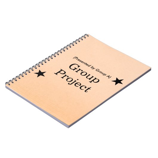 Carnet Conception de dossier de projet de groupe personna (Côté gauche)