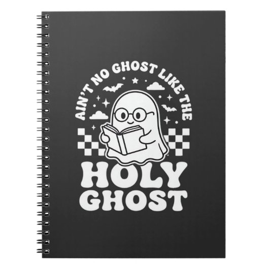 Carnet Conception de fantôme de Halloween rétro Saint-Esp (Devant)
