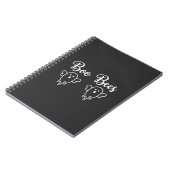 Carnet Conception de fantôme d'Halloween de Boo Bees (Côté gauche)