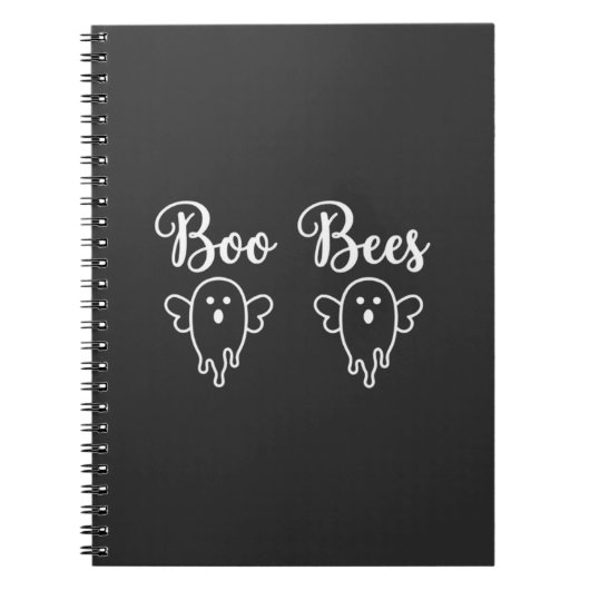Carnet Conception de fantôme d'Halloween de Boo Bees (Devant)