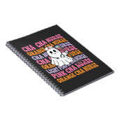 Carnet Conception de fantôme d'infirmière CNA Halloween (Côté Droit)