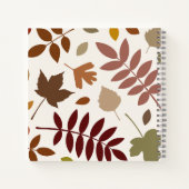 Carnet Conception de feuilles mortes Couleurs d'automne s (Dos)