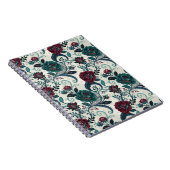 Carnet Conception de filigrane floral gothique de fleurs (Côté Droit)