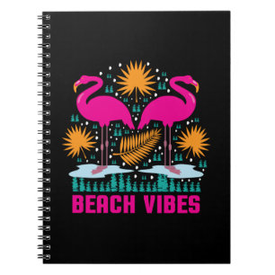 Carnet Conception de flamants roses de vibrations de plag