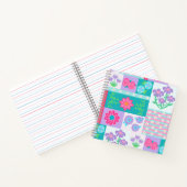 Carnet Conception de fleurs vibrantes en fleurs (Intérieur)