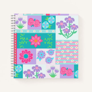 Carnet Conception de fleurs vibrantes en fleurs
