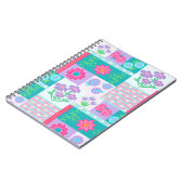 Carnet Conception de fleurs vibrantes en fleurs (Côté gauche)