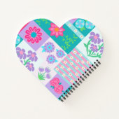 Carnet Conception de fleurs vibrantes en fleurs (Dos)