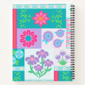 Carnet Conception de fleurs vibrantes en fleurs (Dos)