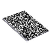 Carnet Conception de fond abstrait noir blanc mignon (Côté Droit)