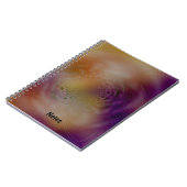Carnet Conception de fond de coucher de soleil fractal mo (Côté gauche)