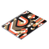 Carnet Conception de fond géométrique. Motif d'art abstra (Côté gauche)