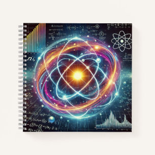 Carnet Conception de fusion de physique et de mathématiqu