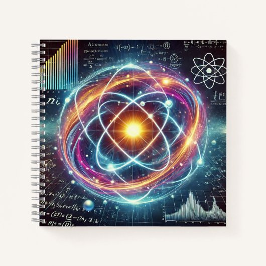 Carnet Conception de fusion de physique et de mathématiqu (Devant)