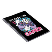 Carnet Conception de gamer de chat - Purr sur Gamer Joyst (Côté Droit)