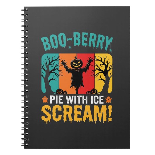 Carnet Conception de glace de Halloween pour tarte Boo-Be (Devant)
