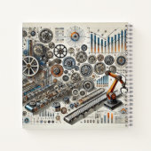 Carnet Conception de graphiques techniques, de robots et (Dos)