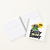 Carnet Conception de grenouille Sassy mais Sunny - Drôle (Intérieur)