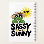 Carnet Conception de grenouille Sassy mais Sunny - Drôle  (Verso)