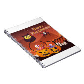 Carnet Conception de Halloween très mignonne et heureuse (Côté Droit)