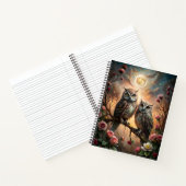 Carnet Conception de hibou majestueux (Intérieur)