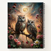 Carnet Conception de hibou majestueux (Dos)