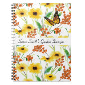 Carnet Conception de jardin floral à l'aquarelle (Devant)