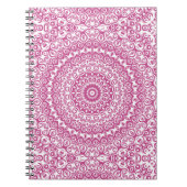 Carnet Conception de kaléidoscope de rose de mandala de (Devant)