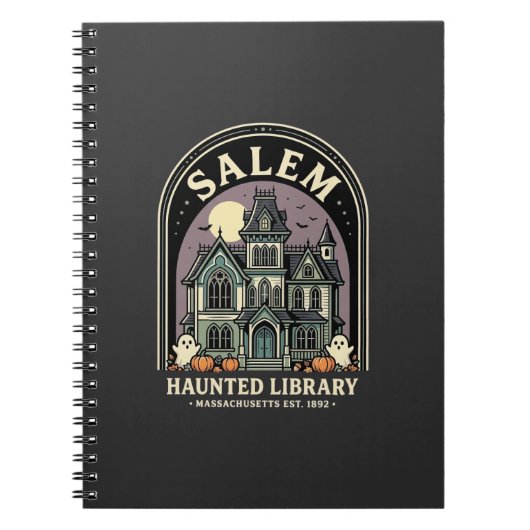 Carnet Conception de la bibliothèque hantée de Salem Hall (Devant)