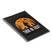 Carnet Conception de la Faucheuse pour Halloween Trick or (Côté Droit)