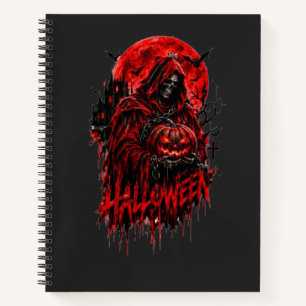 Carnet Conception de la fête d'Halloween avec la Faucheus