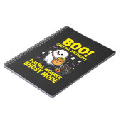 Carnet Conception de la fête d'Halloween en mode fantôme (Côté gauche)