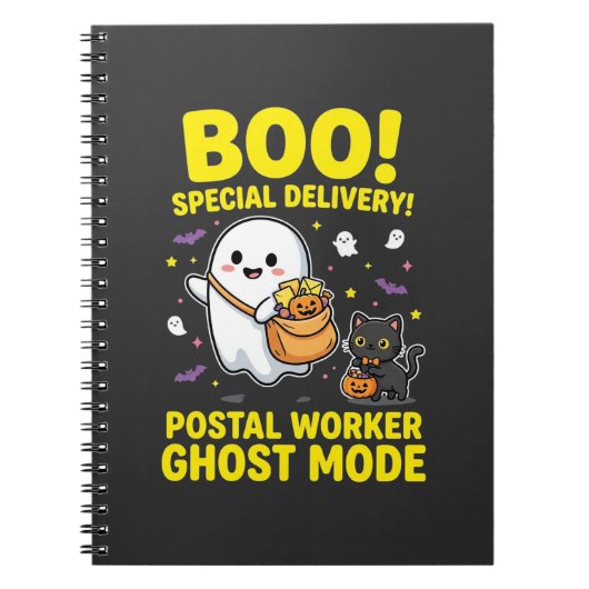 Carnet Conception de la fête d'Halloween en mode fantôme (Devant)