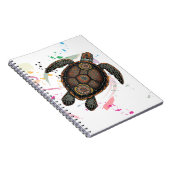 Carnet Conception de la tortue marine Mandala (Côté Droit)