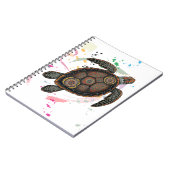 Carnet Conception de la tortue marine Mandala (Côté gauche)
