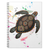 Carnet Conception de la tortue marine Mandala (Devant)